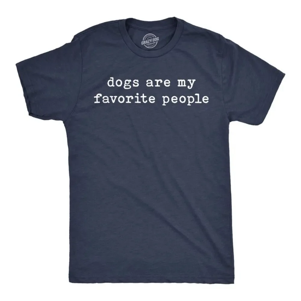 Mens Funny T Shirts Dogs Are My Favorite People Sarcastic Tee For Men